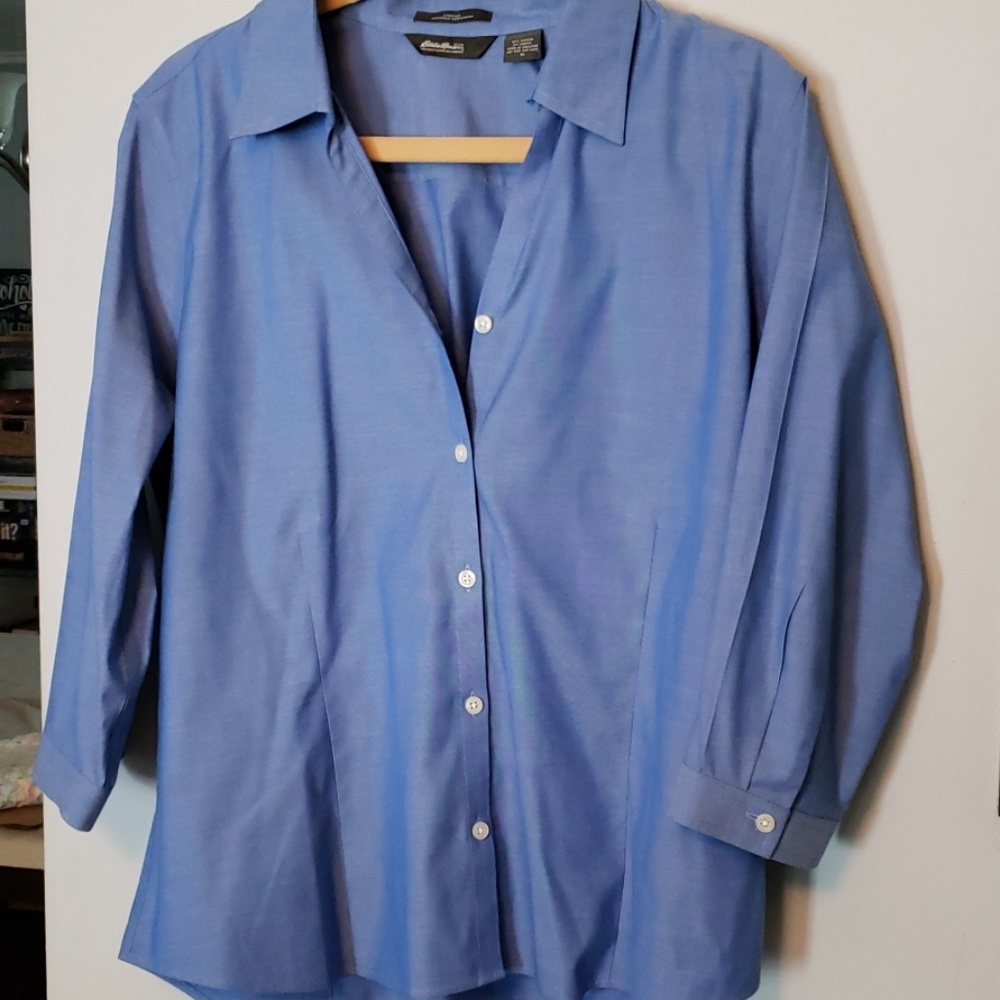 Blue Eddie Bauer Button down
